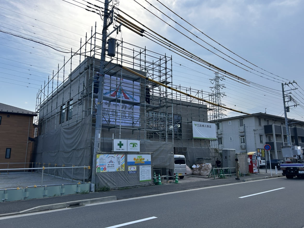 横浜市動物病院計画：工事の様子をお届けします